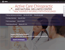 Tablet Screenshot of naturalchiropracticcare.com